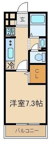 エリタージュ１の物件間取画像